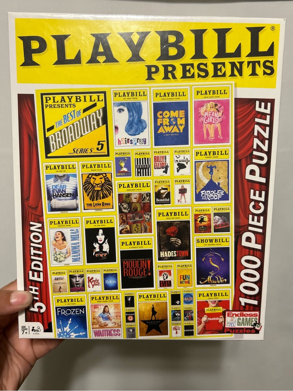 Playbill Presents 1000-Piece Jigsaw Puzzle – Yellow Cover